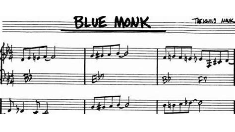 Blue Monk - Un tango exuberante de ritmo bluesy y melodía melancólica.